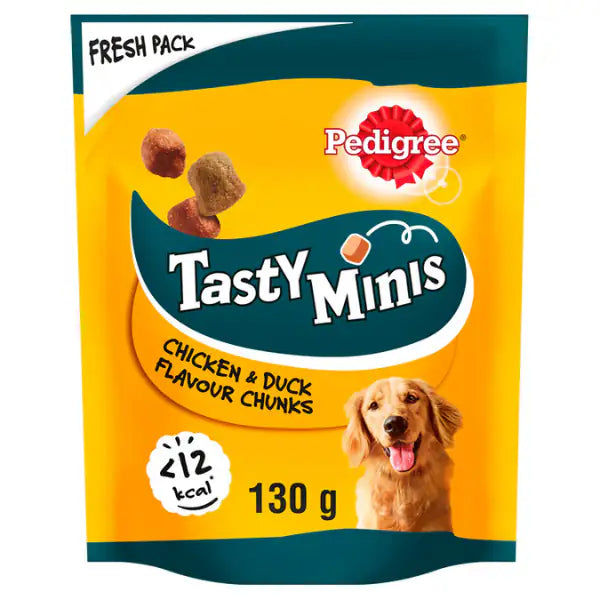 Pedigree Tasty Mini Bites snack per cani Pollo e aringa - 1° ORDINE? scegli tra BZR5 - BZR20 + 200 pt fedeltà
