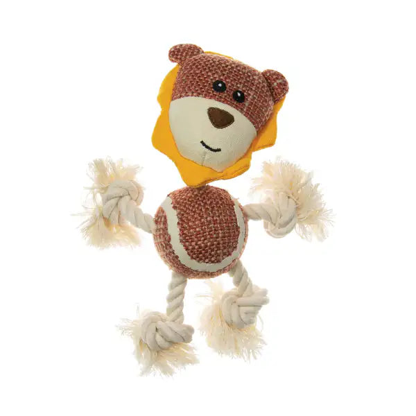 Peluche in ciniglia con sonaglio Imac Leone - Giochi per cani - 1° ORDINE? scegli tra BZR5 - BZR20 + 200 pt fedeltà