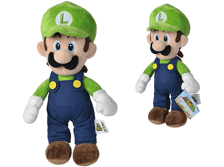 PELUCHE SIMBA TOYS Super Mario Luigi 30 cm 1 pz PELUCHE SIMBA TOYS Super Mario Luigi 30 cm 1 pz