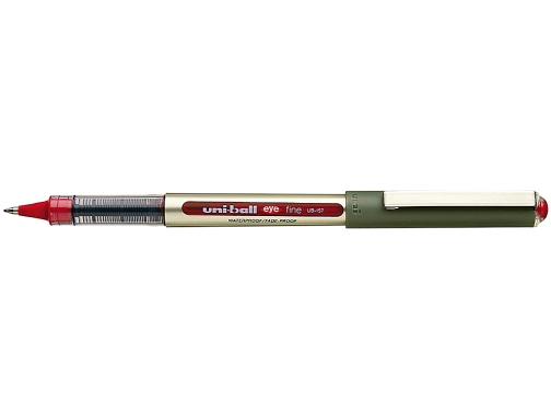 Penna a inchiostro liquido Uni-ball Eye Fine UB-157E - Penna a sfera da 07 mm - Inchiostro resistente all'acqua e alla luce - Sistema di controllo dell'inchiostro - Rosso Penna a inchiostro liquido Uni-ball Eye Fine UB-157E - Penna a sfera da 07 mm - Inchiostro resistente all'acqua e alla luce - Sistema di controllo dell'inchiostro - Rosso