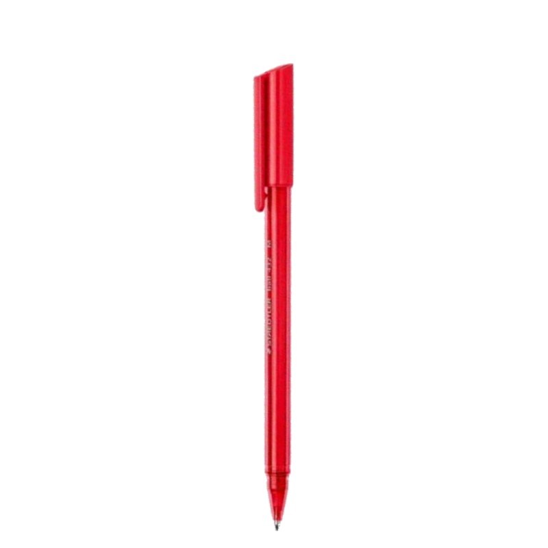 Penna a sfera Staedtler Ball 432 - Punta 045 mm - Inchiostro indelebile - Colore rosso