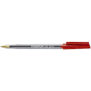 Penna a sfera Staedtler Stick 430 con cappuccio - Punta 035 mm - Inchiostro indelebile - Colore rosso