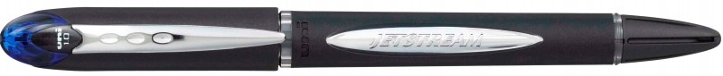 Penna a sfera Uni-ball JetStream SX-210 da 1 mm - Inchiostro resistente all'acqua e alla luce - Asciugatura istantanea - Corpo in plastica e gomma - Clip in metallo - Blu Penna a sfera Uni-ball JetStream SX-210 da 1 mm - Inchiostro resistente all'acqua e alla luce - Asciugatura istantanea - Corpo in plastica e gomma - Clip in metallo - Blu