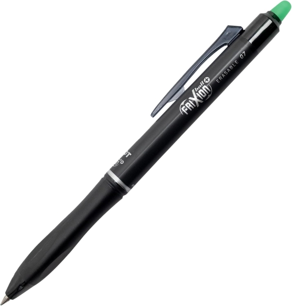 Penna cancellabile Pilot Frixion Ball Plus - Punta da 07 mm e tratto da 035 mm - Ricaricabile Verde