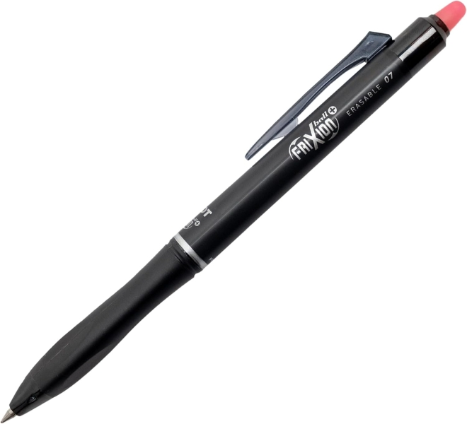 Penna cancellabile Pilot Frixion Ball Plus - Punta da 07 mm tratto da 035 mm - Ricaricabile Rosso