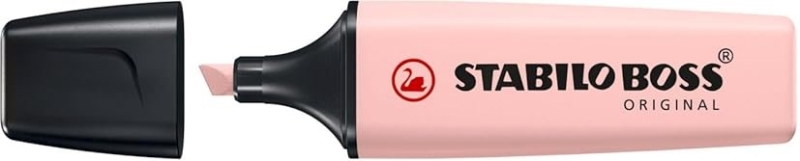 Pennarello fluorescente Stabilo Boss Naturecolors Wildflower Edition - Larghezza tratto 2-5 mm - Inchiostro a base d'acqua - Colore fard