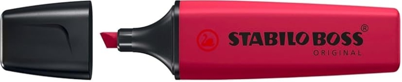 Pennarello fluorescente Stabilo Boss Naturecolors Wildflower Edition - Larghezza tratto 2-5 mm - Inchiostro a base d'acqua - Rosso bordeaux Pennarello fluorescente Stabilo Boss Naturecolors Wildflower Edition - Larghezza tratto 2-5 mm - Inchiostro a base d'acqua - Rosso bordeaux