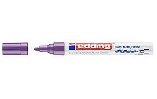 Pennarello indelebile Edding 750 - Punta tonda - Tratto da 2 a 4 mm - Inchiostro opaco - Asciugatura rapida - Colore viola Pennarello indelebile Edding 750 - Punta tonda - Tratto da 2 a 4 mm - Inchiostro opaco - Asciugatura rapida - Colore viola