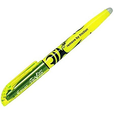 Pennarello Pilot V-Light - Punta a scalpello da 360 mm - Linea da 330 mm - Colore giallo
