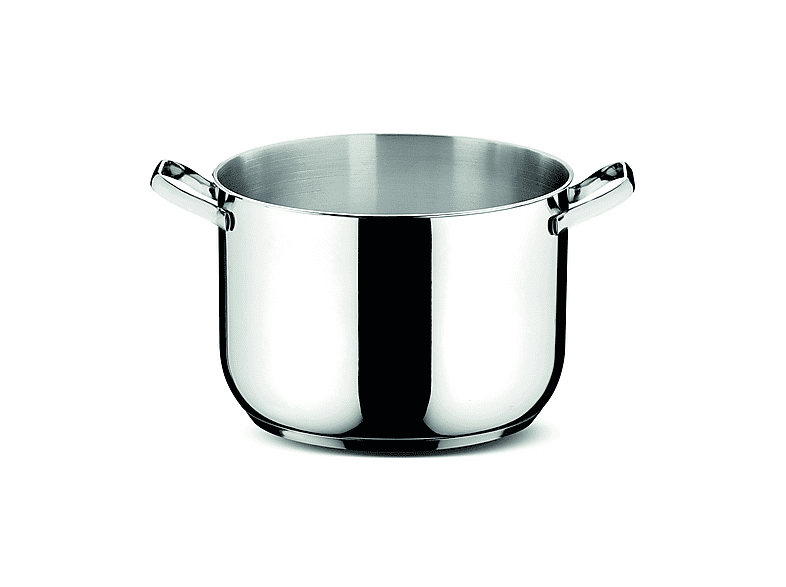 Pentola compatibile con Induzione e Gas LAGOSTINA Sfiziosa Ø 22 cm, Acciaio Inox, Antiaderente