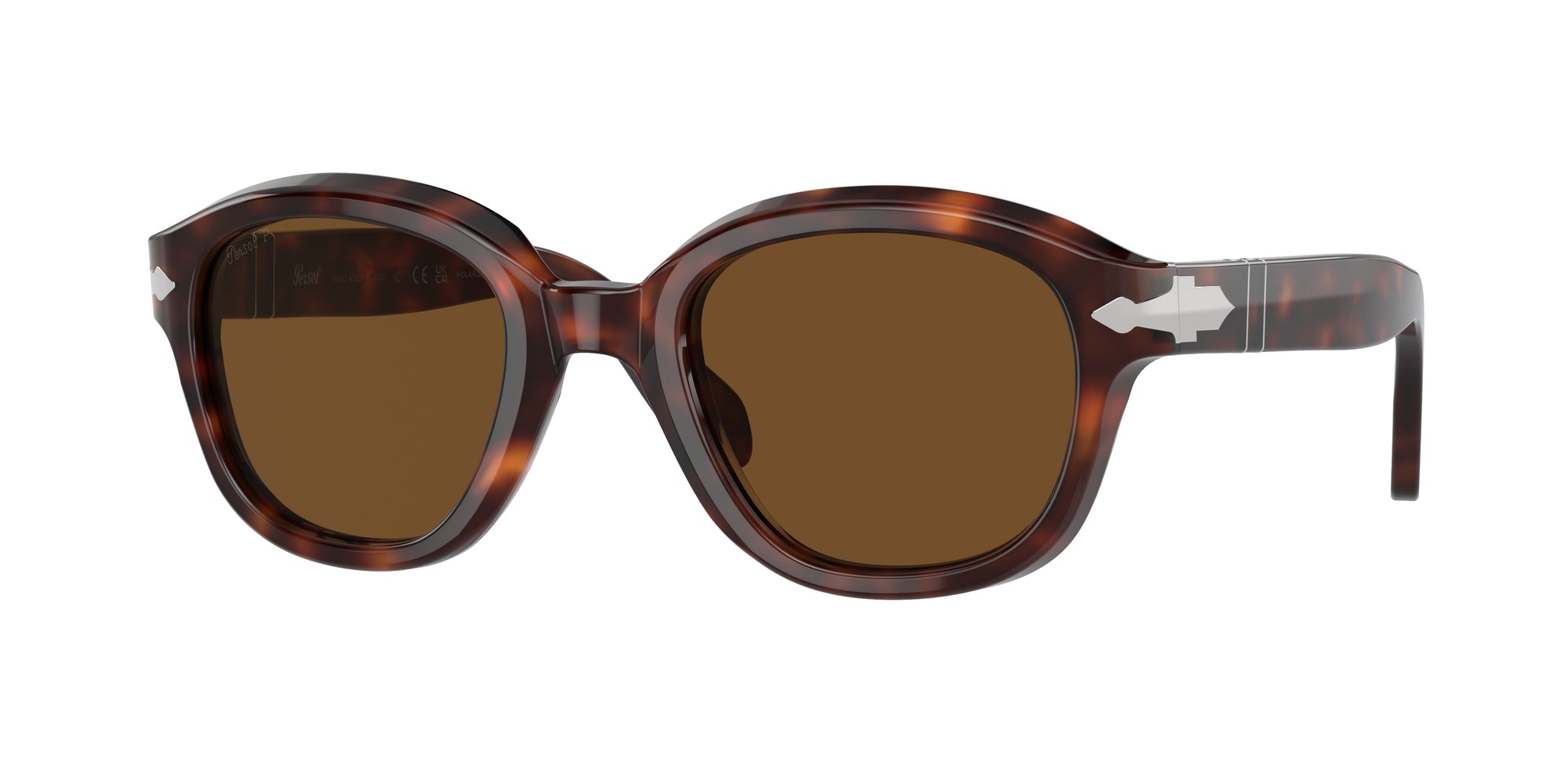 Persol Donna Persol PO0060S 24/57 Occhiali da sole Acetato Tartaruga Pantos Polarizzata