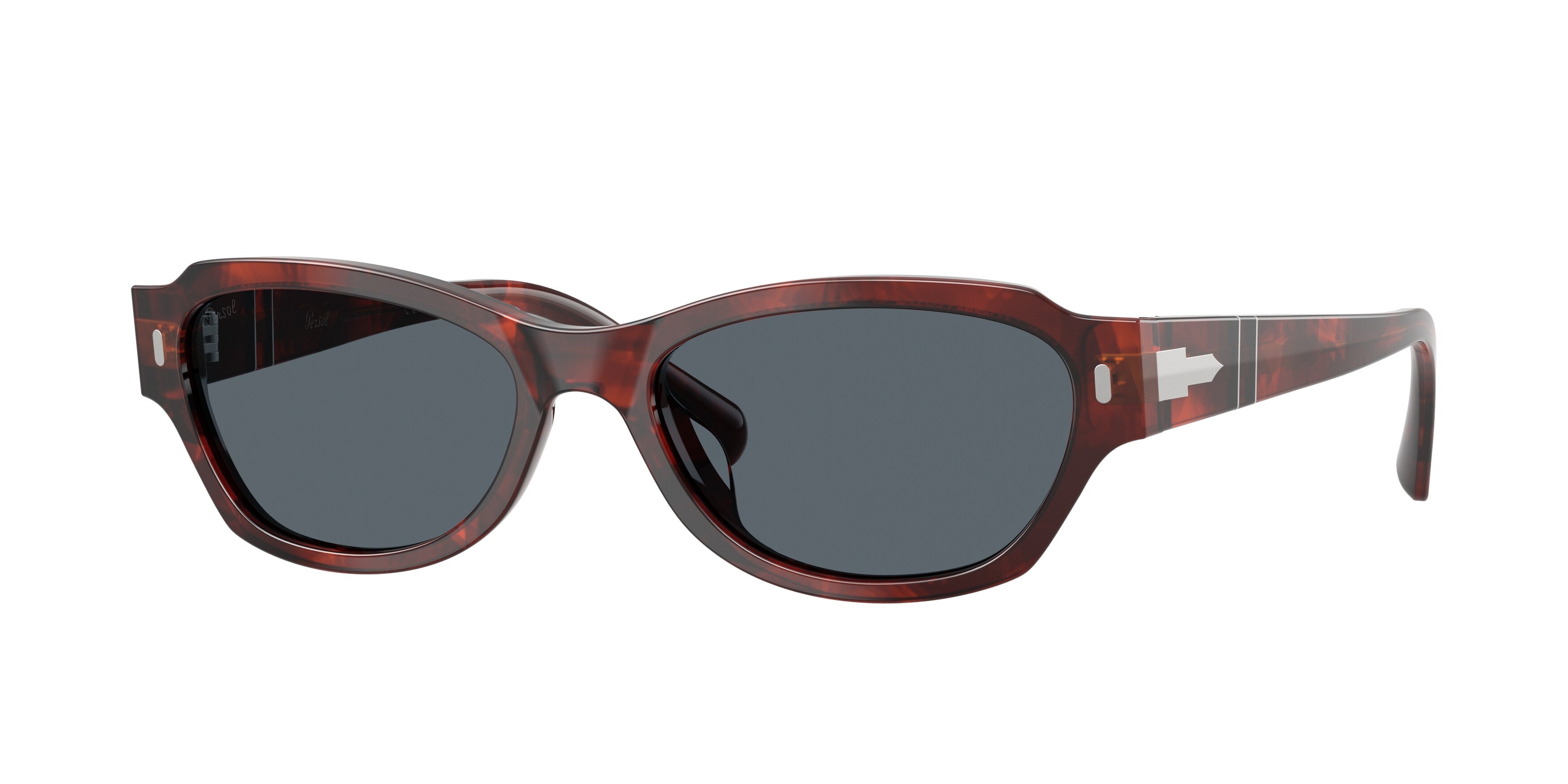 Persol Donna Persol PO3409S 1242R5 Occhiali da sole Acetato Tartaruga Blu Pantos Normale