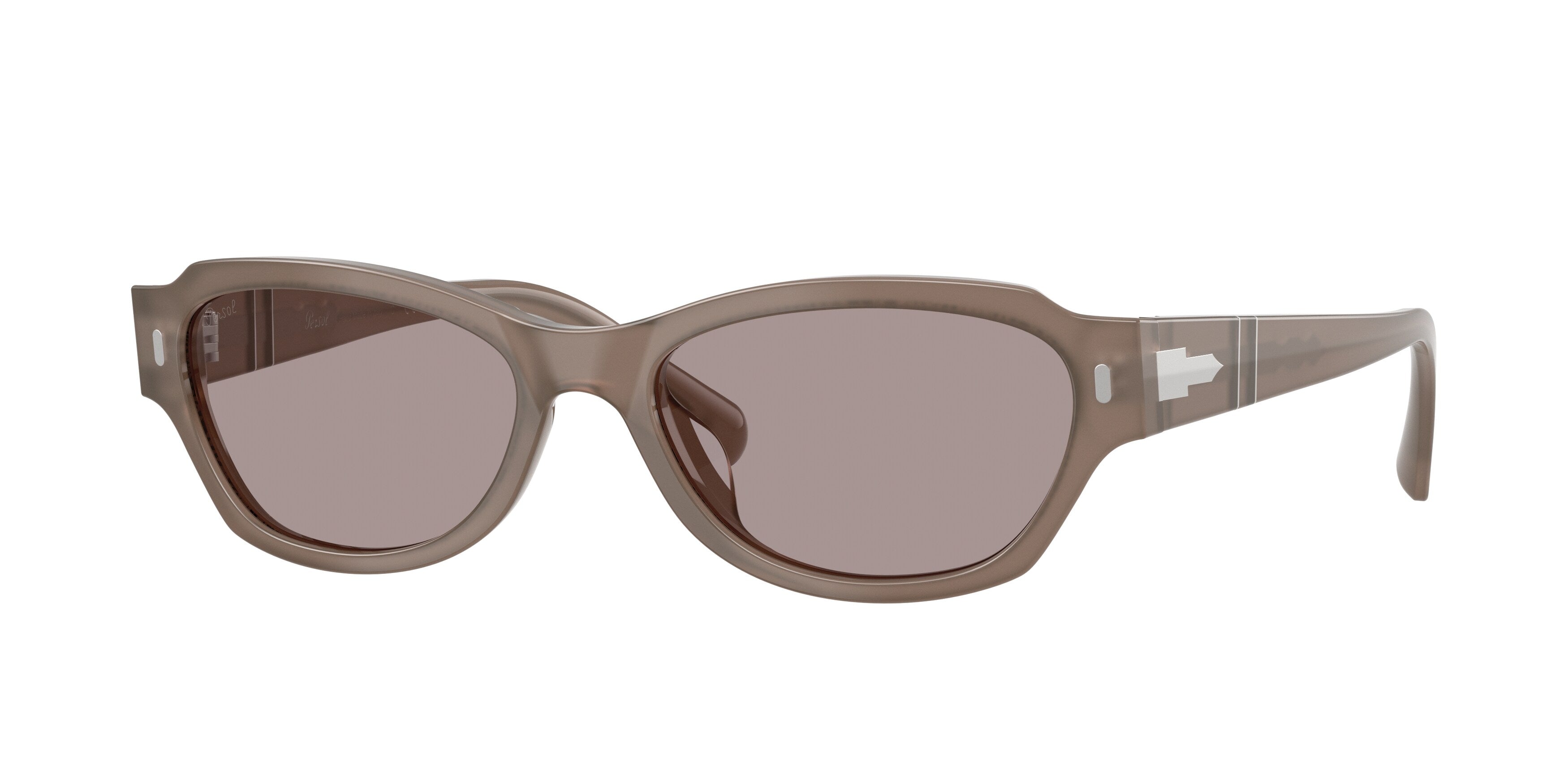 Persol Donna Persol PO3409S 125553 Occhiali da sole Acetato Grigio Viola Pantos Normale Persol Donna Persol PO3409S 125553 Occhiali da sole Acetato Grigio Viola Pantos Normale