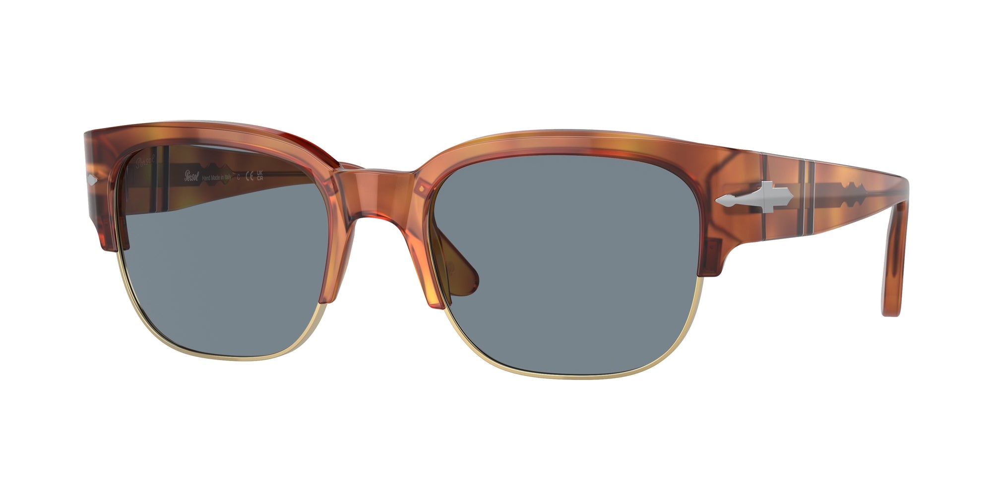 Persol Persol PO3319S Tom 96/56 Occhiali da sole Havana Azzurro Normale Persol Persol PO3319S Tom 96/56 Occhiali da sole Havana Azzurro Normale