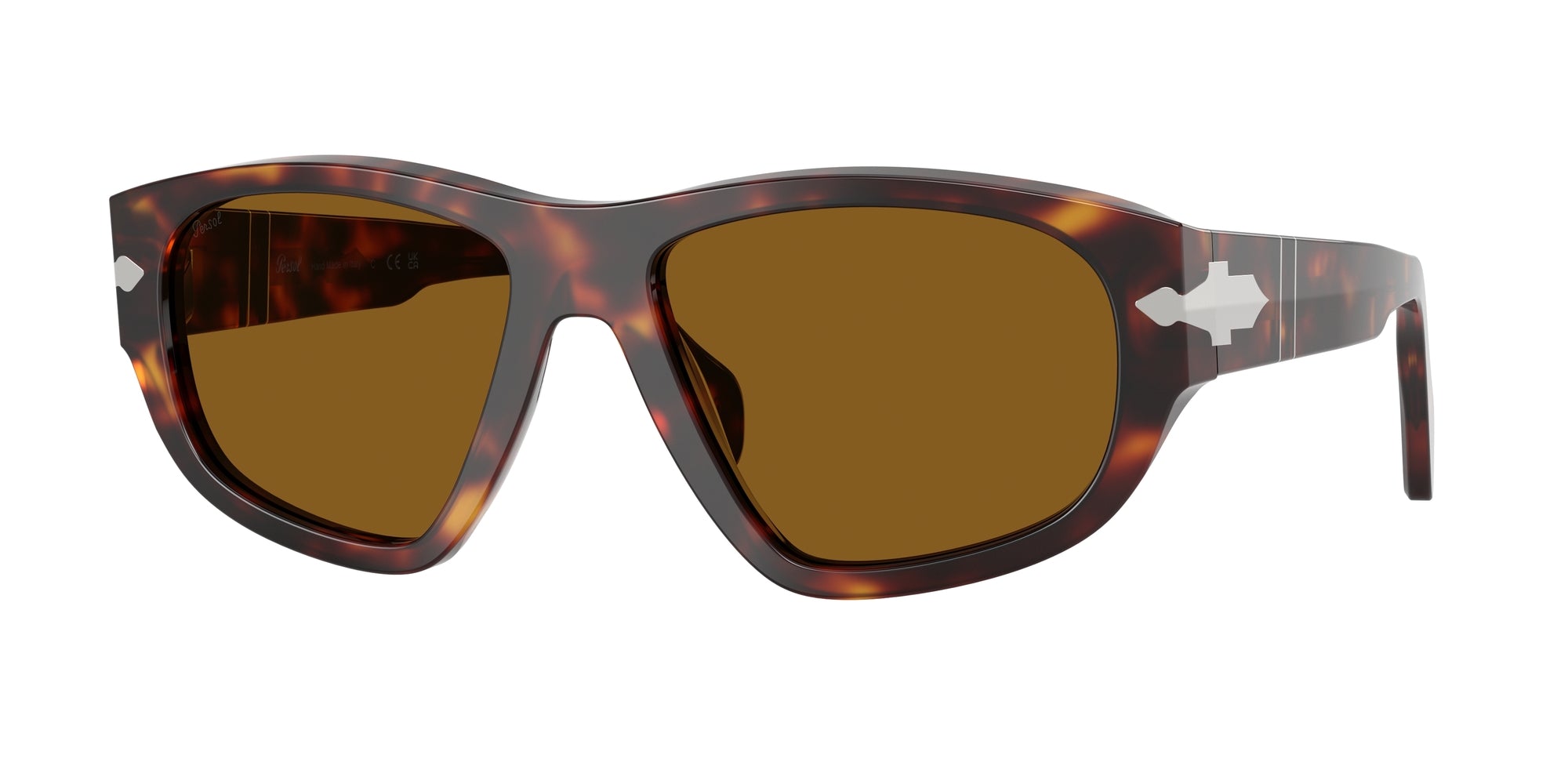 Persol Unisex Persol PO0050S 24/33 Occhiali da sole Acetato Tartaruga Marrone Geometrica Normale Persol Unisex Persol PO0050S 24/33 Occhiali da sole Acetato Tartaruga Marrone Geometrica Normale