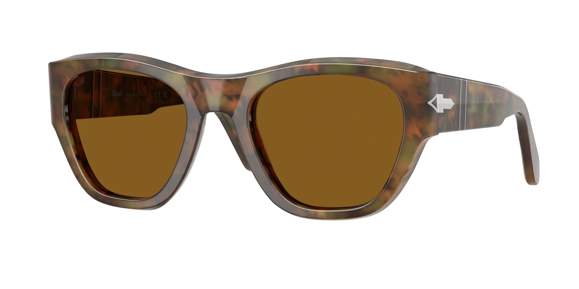 Persol Unisex Persol PO0054S 108/33 Occhiali da sole Acetato Tartaruga Marrone Pillow Normale
