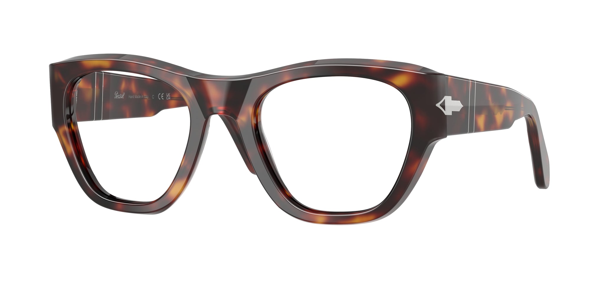 Persol Unisex Persol PO0054V 24 Montature da vista Acetato Tartaruga Pillow Normale