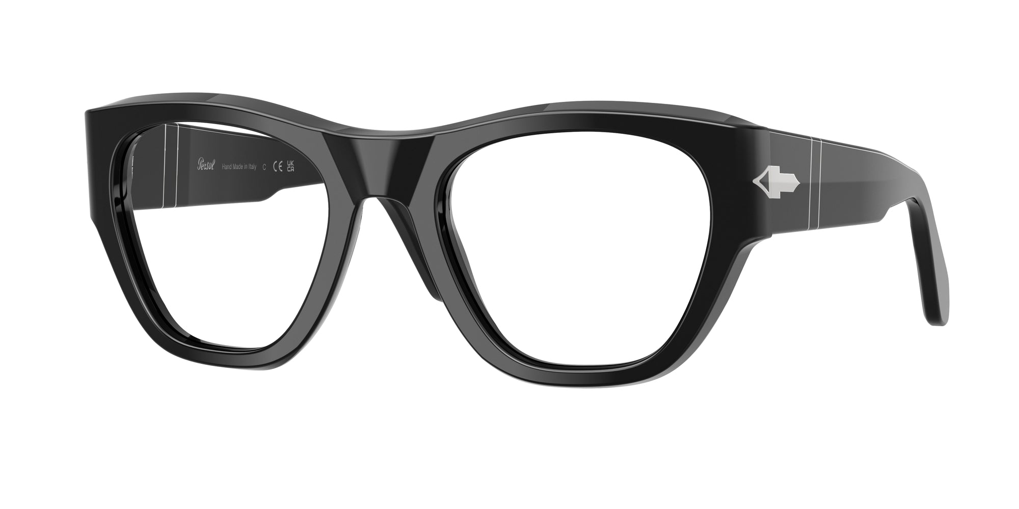 Persol Unisex Persol PO0054V 95 Montature da vista Acetato Nero Pillow Normale Persol Unisex Persol PO0054V 95 Montature da vista Acetato Nero Pillow Normale