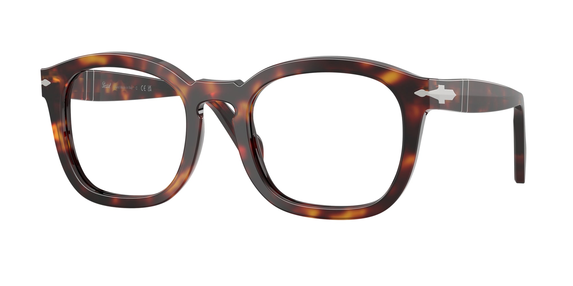Persol Unisex Persol PO0082V 24 Montature da vista Acetato Tartaruga Pillow Normale