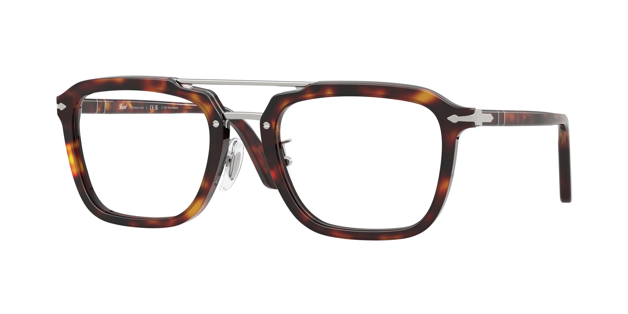 Persol Unisex Persol PO0204V 24 Montature da vista Acetato Tartaruga Squadrata Normale Persol Unisex Persol PO0204V 24 Montature da vista Acetato Tartaruga Squadrata Normale