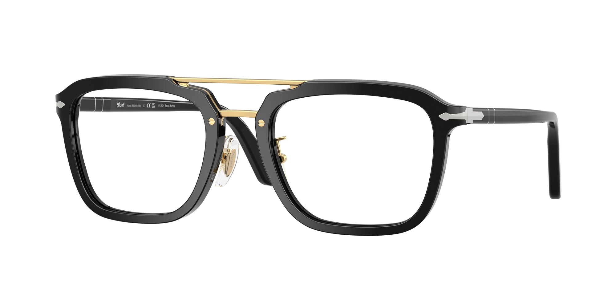 Persol Unisex Persol PO0204V 95 Montature da vista Acetato Nero Squadrata Normale Persol Unisex Persol PO0204V 95 Montature da vista Acetato Nero Squadrata Normale