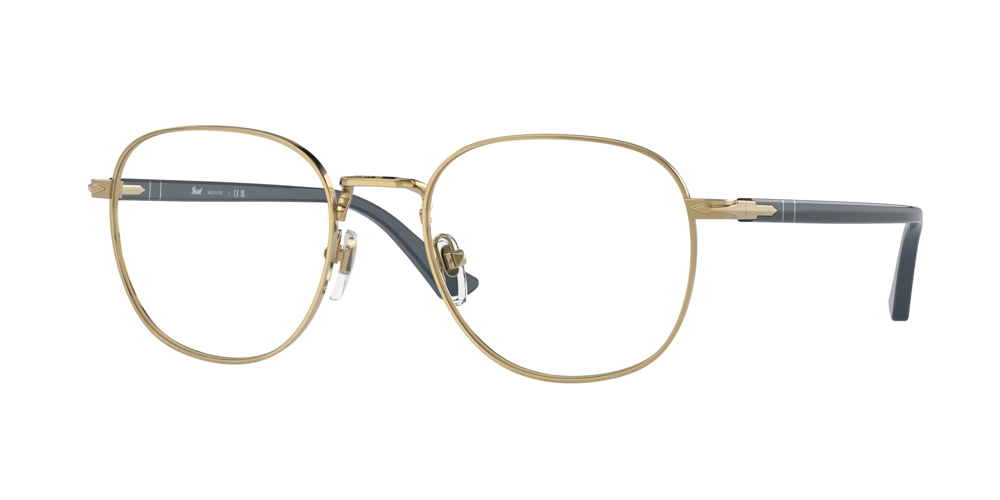Persol Unisex Persol PO1007V 515 Montature da vista Metallo Oro Trasparente Pillow Normale Persol Unisex Persol PO1007V 515 Montature da vista Metallo Oro Trasparente Pillow Normale