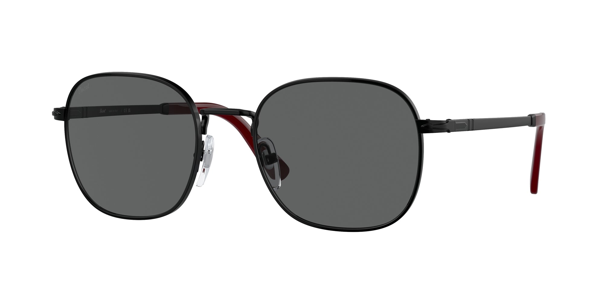 Persol Unisex Persol PO1009S 1078B1 Occhiali da sole Metallo Nero Grigio Pillow Normale Persol Unisex Persol PO1009S 1078B1 Occhiali da sole Metallo Nero Grigio Pillow Normale