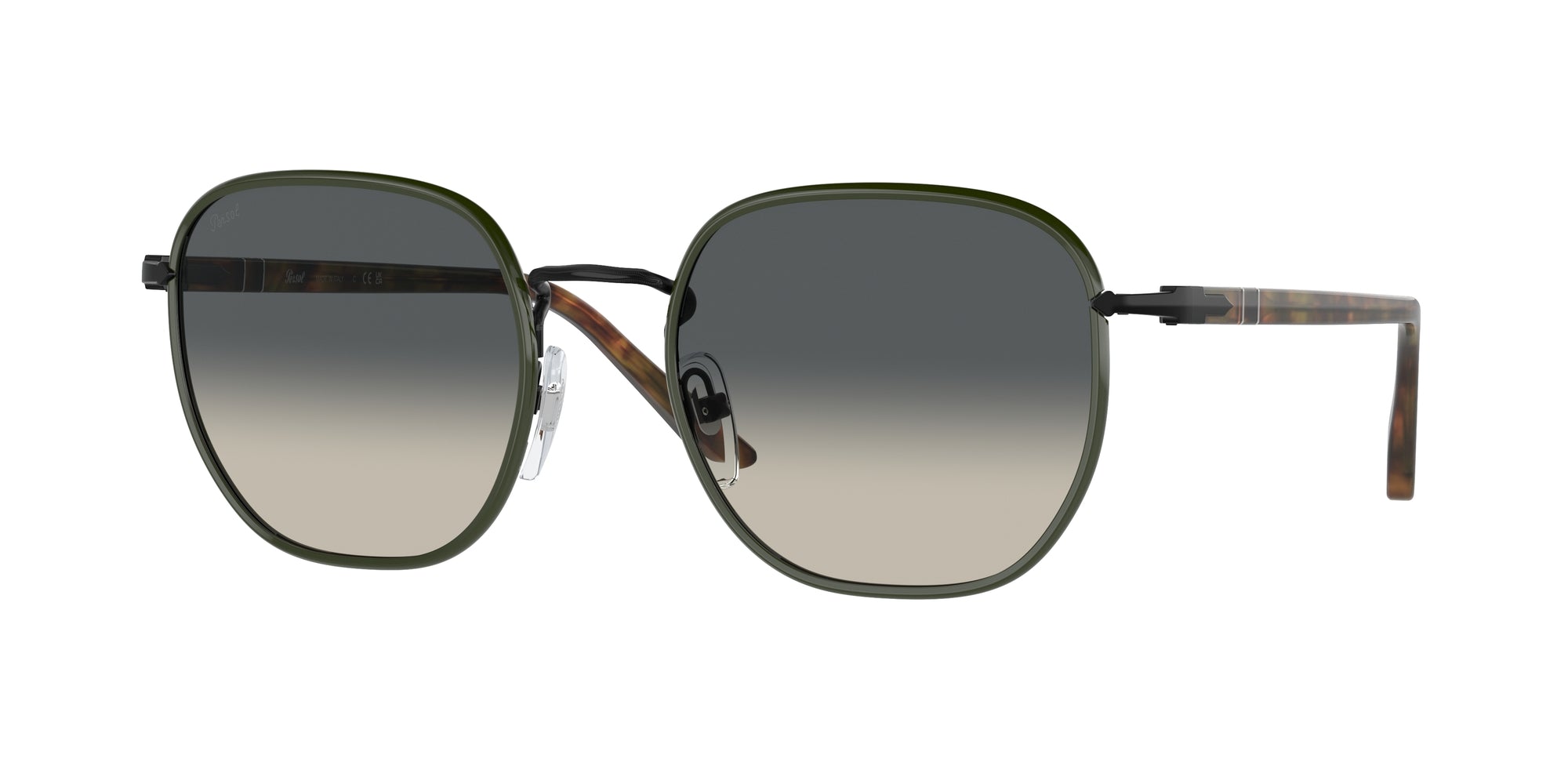 Persol Unisex Persol PO1015SJ 112871 Occhiali da sole Metallo Nero Grigio Geometrica Normale Sfumato Persol Unisex Persol PO1015SJ 112871 Occhiali da sole Metallo Nero Grigio Geometrica Normale Sfumato