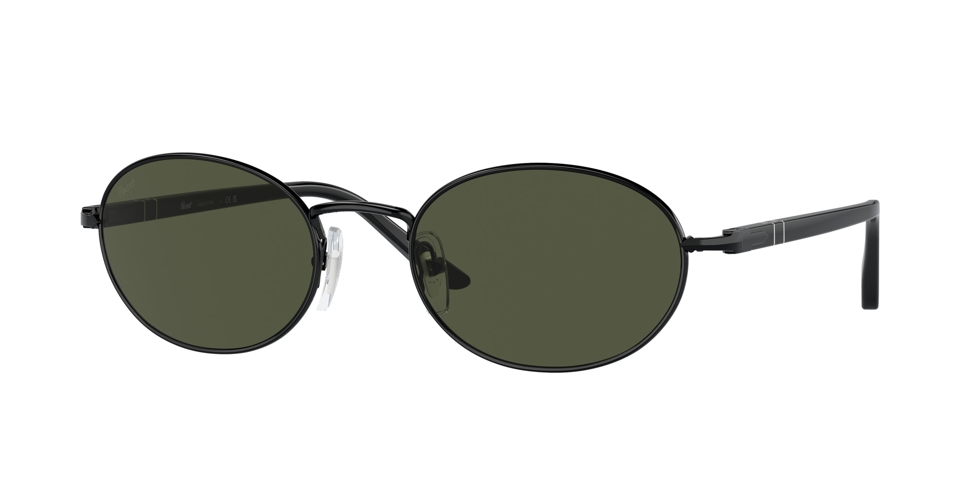 Persol Unisex Persol PO1018S IDA 107831 Occhiali da sole Metallo Nero Verde Rotonda Normale Persol Unisex Persol PO1018S IDA 107831 Occhiali da sole Metallo Nero Verde Rotonda Normale