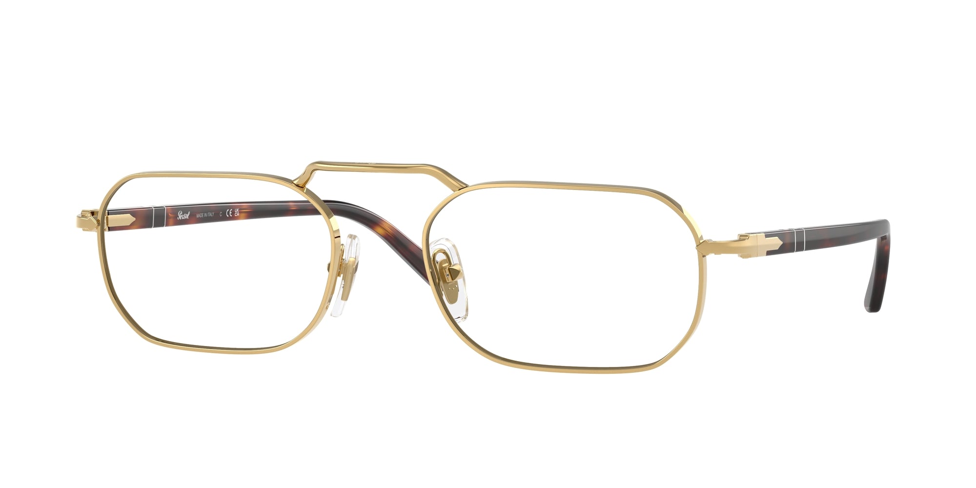 Persol Unisex Persol PO1020V 515 Montature da vista Metallo Oro Squadrata Normale