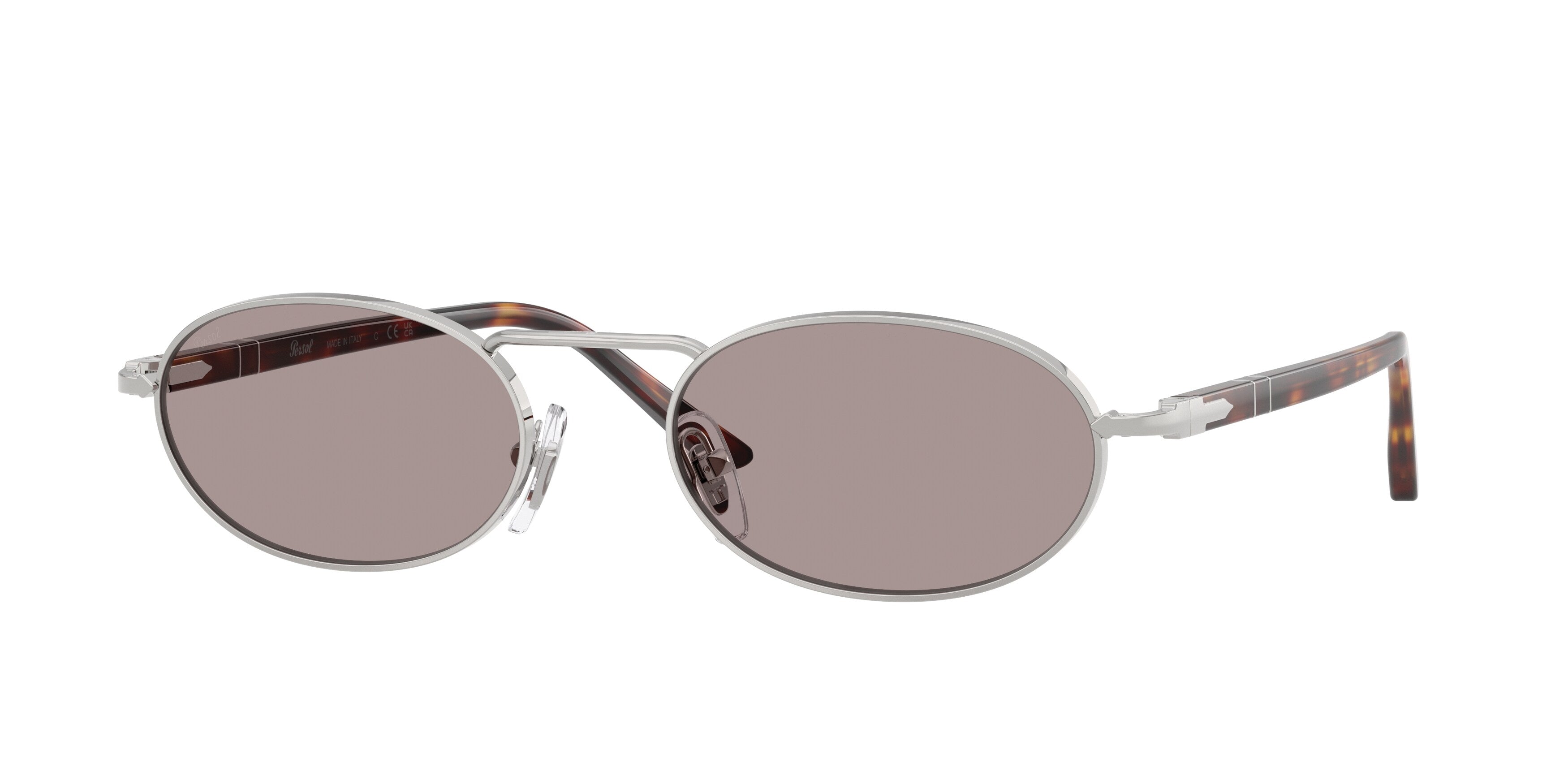 Persol Unisex Persol PO1023S 102153 Occhiali da sole Metallo Argento Viola Squadrata Normale Persol Unisex Persol PO1023S 102153 Occhiali da sole Metallo Argento Viola Squadrata Normale