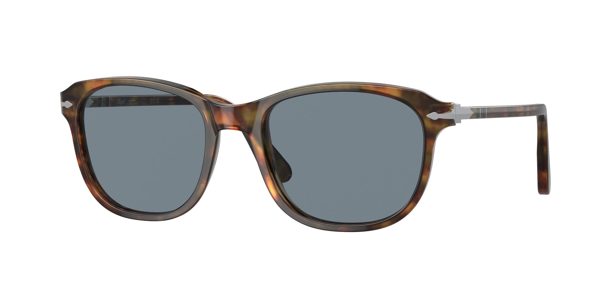Persol Unisex Persol PO1935S 108/56 Occhiali da sole Acetato Tartaruga Blu Pillow Normale