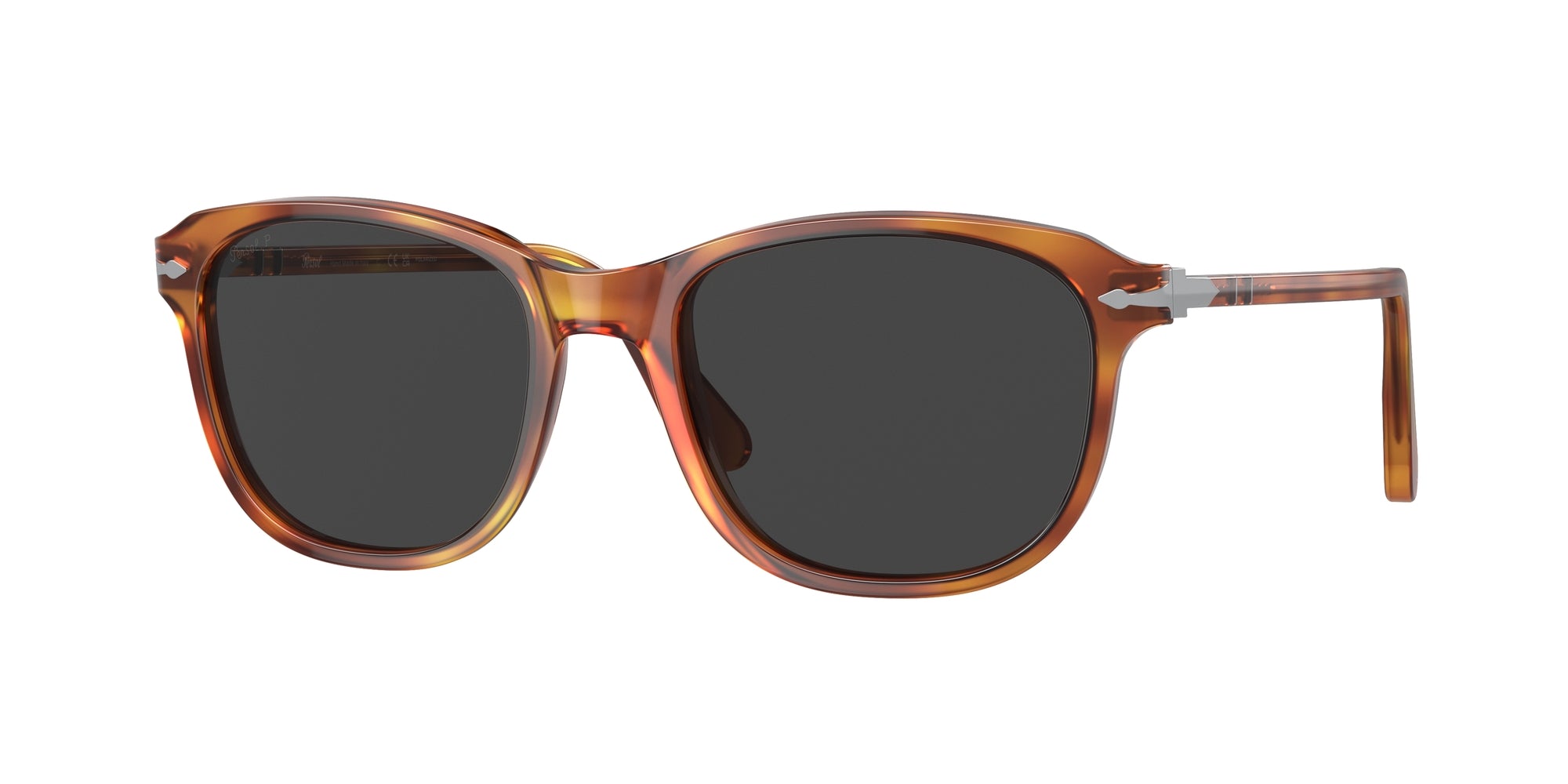 Persol Unisex Persol PO1935S 96/48 Occhiali da sole Acetato Marrone Grigio Pillow Polarizzata Persol Unisex Persol PO1935S 96/48 Occhiali da sole Acetato Marrone Grigio Pillow Polarizzata
