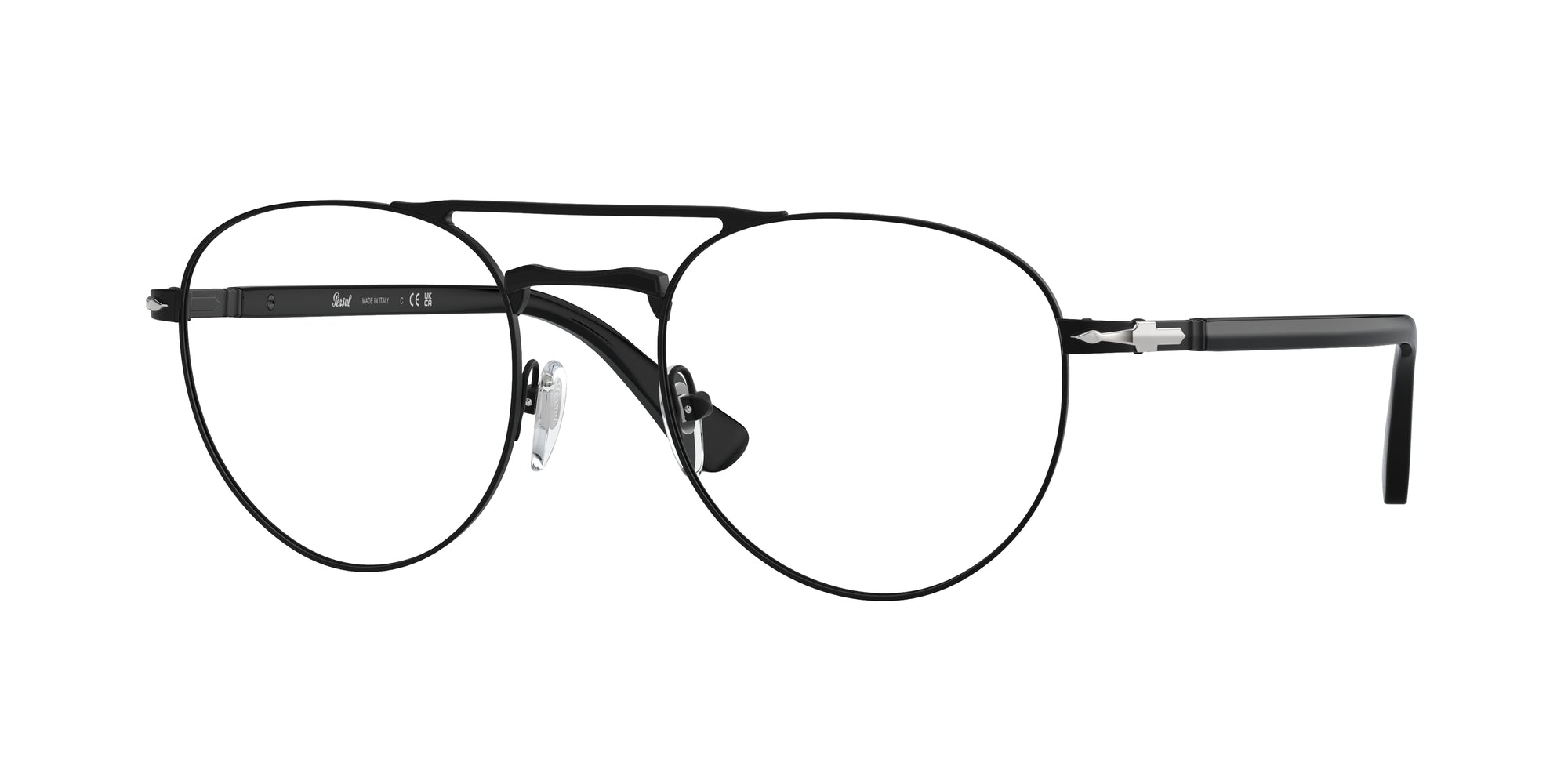 Persol Unisex Persol PO2495V 1078 Montature da vista Metallo Nero Pantos Persol Unisex Persol PO2495V 1078 Montature da vista Metallo Nero Pantos