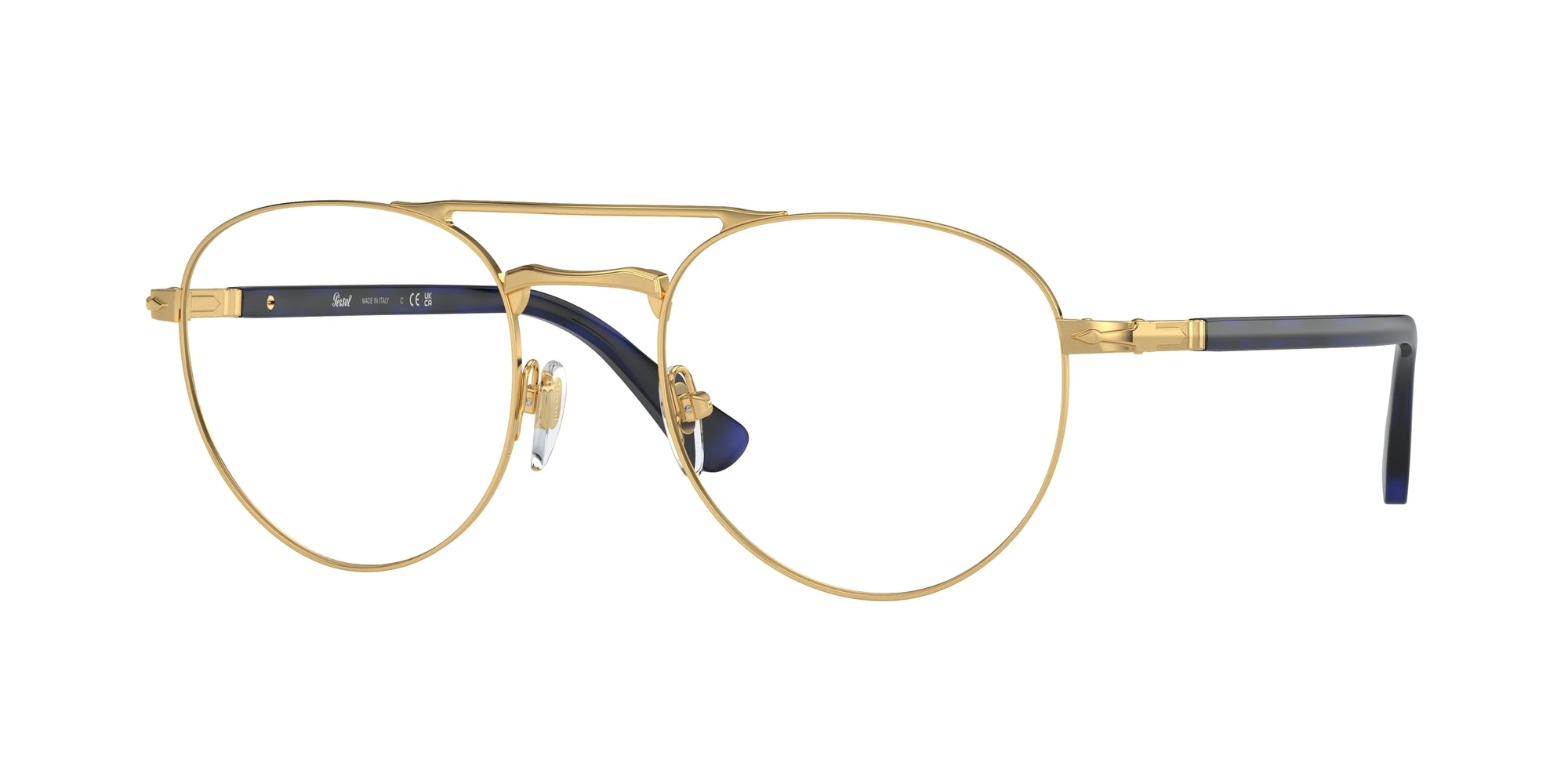 Persol Unisex Persol PO2495V 1141 Montature da vista Metallo Oro Pantos Persol Unisex Persol PO2495V 1141 Montature da vista Metallo Oro Pantos