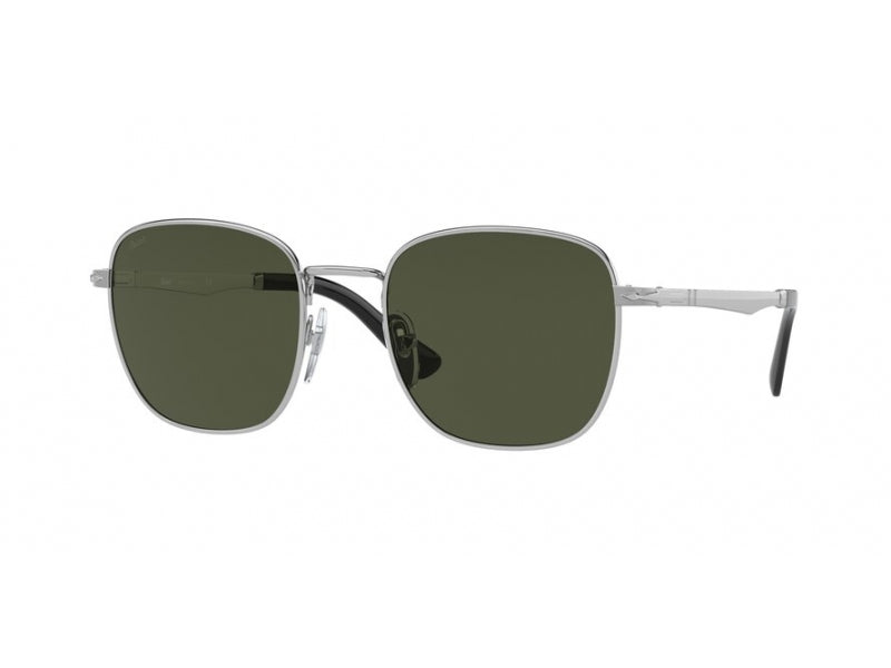 Persol Unisex Persol PO2497S 518/31 Occhiali da sole Metallo Argento Verde Squadrata Normale Persol Unisex Persol PO2497S 518/31 Occhiali da sole Metallo Argento Verde Squadrata Normale