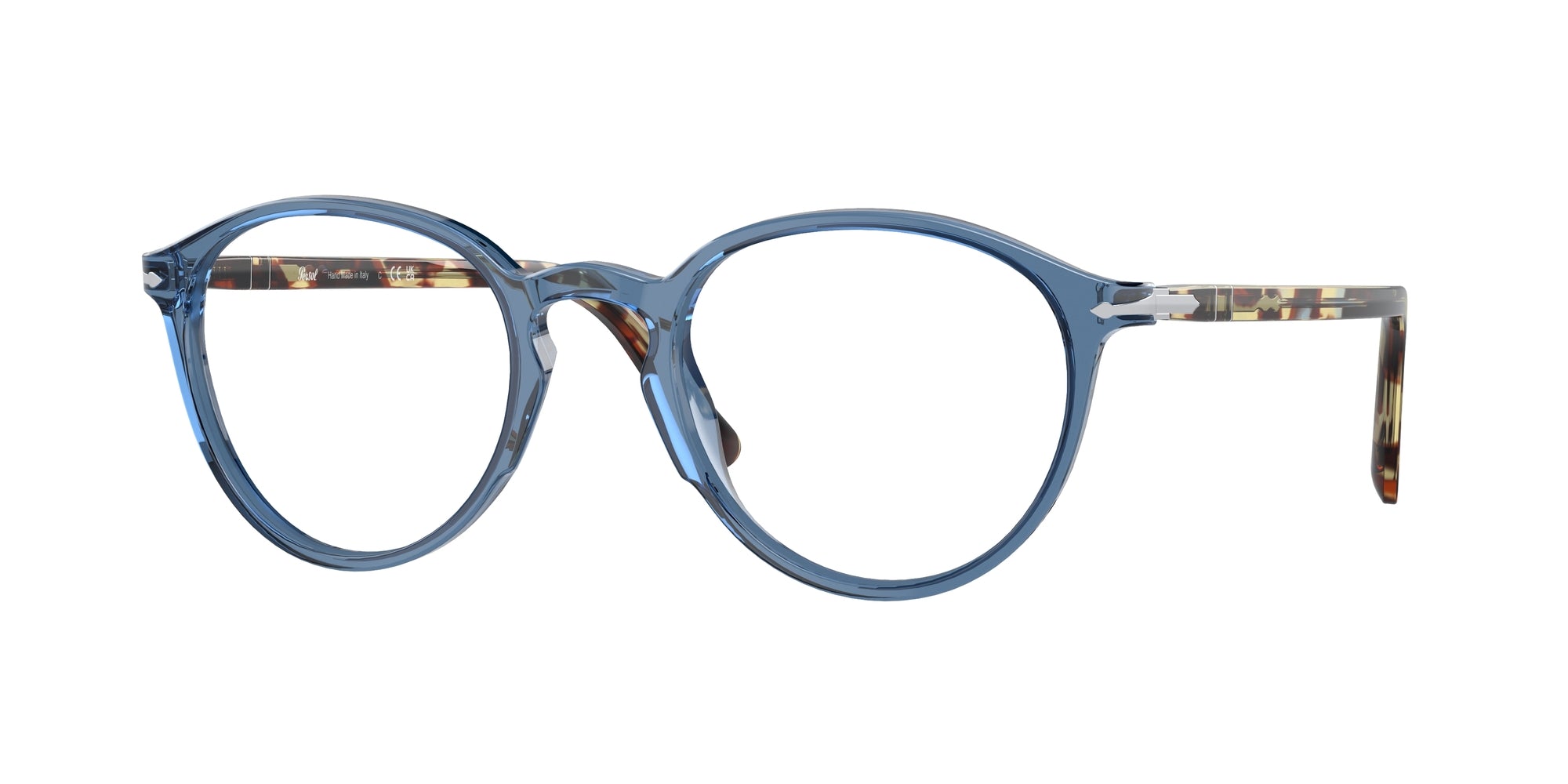 Persol Unisex Persol PO3218V 1202 Montature da vista Acetato Blu Trasparente Pantos Normale Persol Unisex Persol PO3218V 1202 Montature da vista Acetato Blu Trasparente Pantos Normale