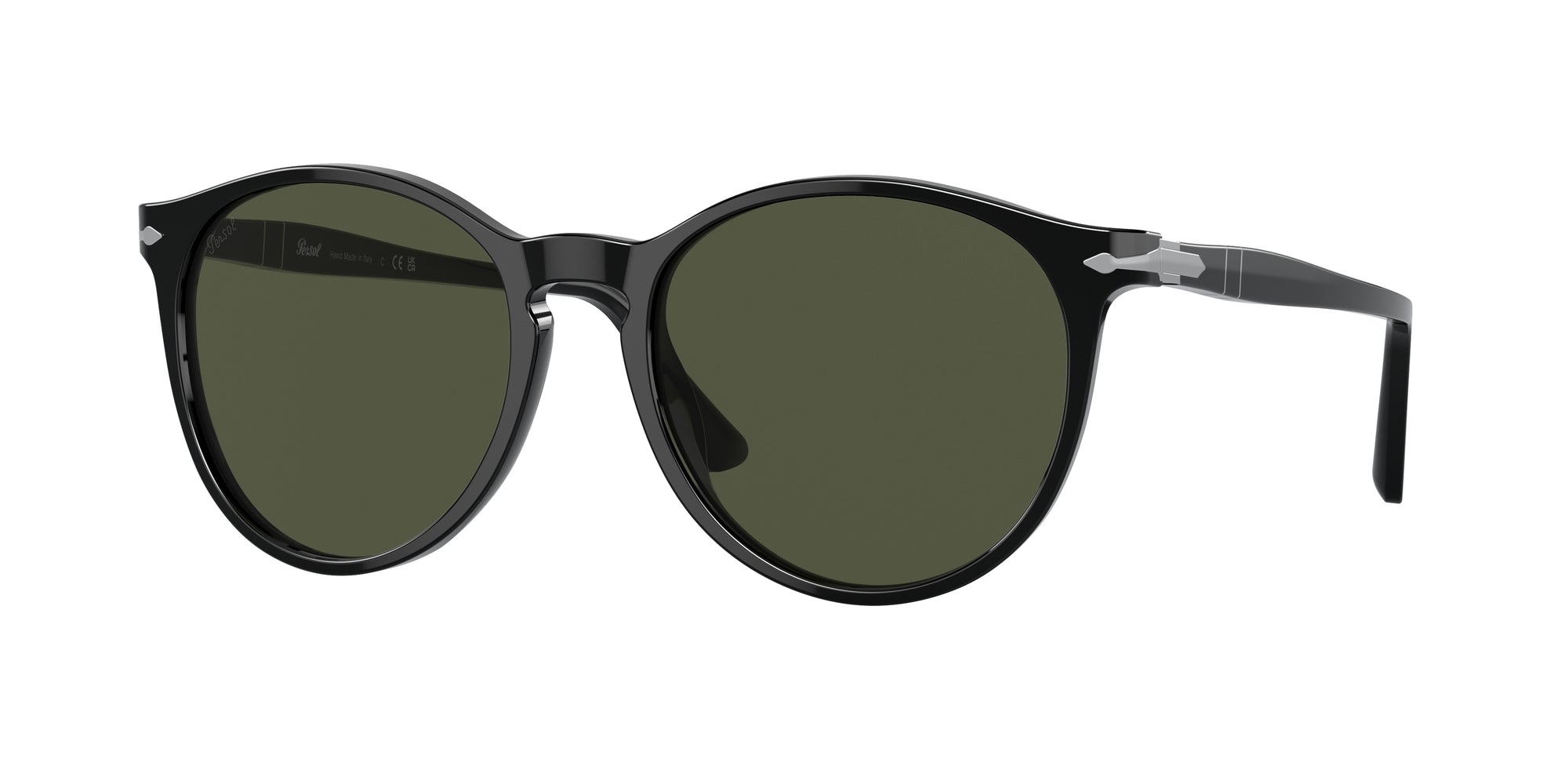Persol Unisex Persol PO3228S 95/31 Occhiali da sole Plastica Nero Pantos Normale