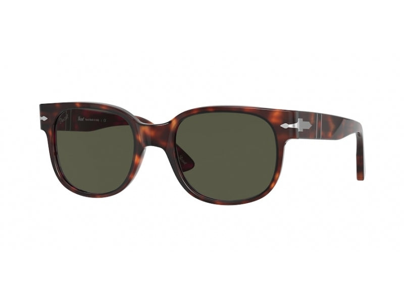 Persol Unisex Persol PO3257S 24/31 Occhiali da sole Acetato Tartaruga Verde Squadrata Normale Persol Unisex Persol PO3257S 24/31 Occhiali da sole Acetato Tartaruga Verde Squadrata Normale