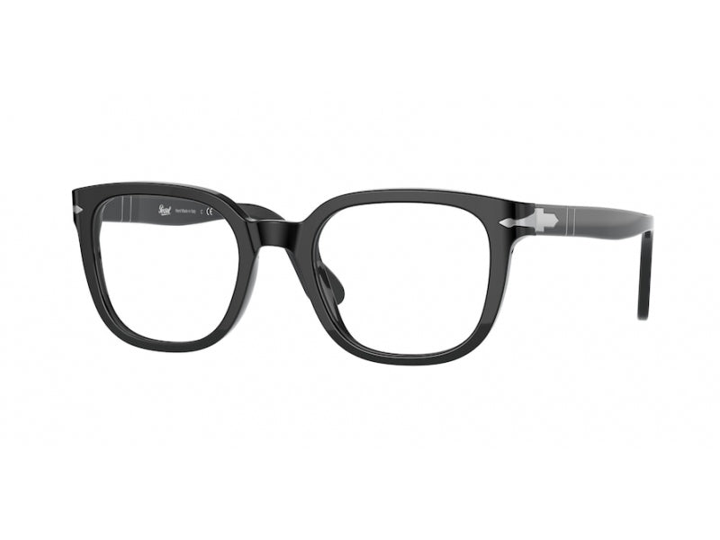 Persol Unisex Persol PO3263V 95 Montature da vista Plastica Nero Squadrata