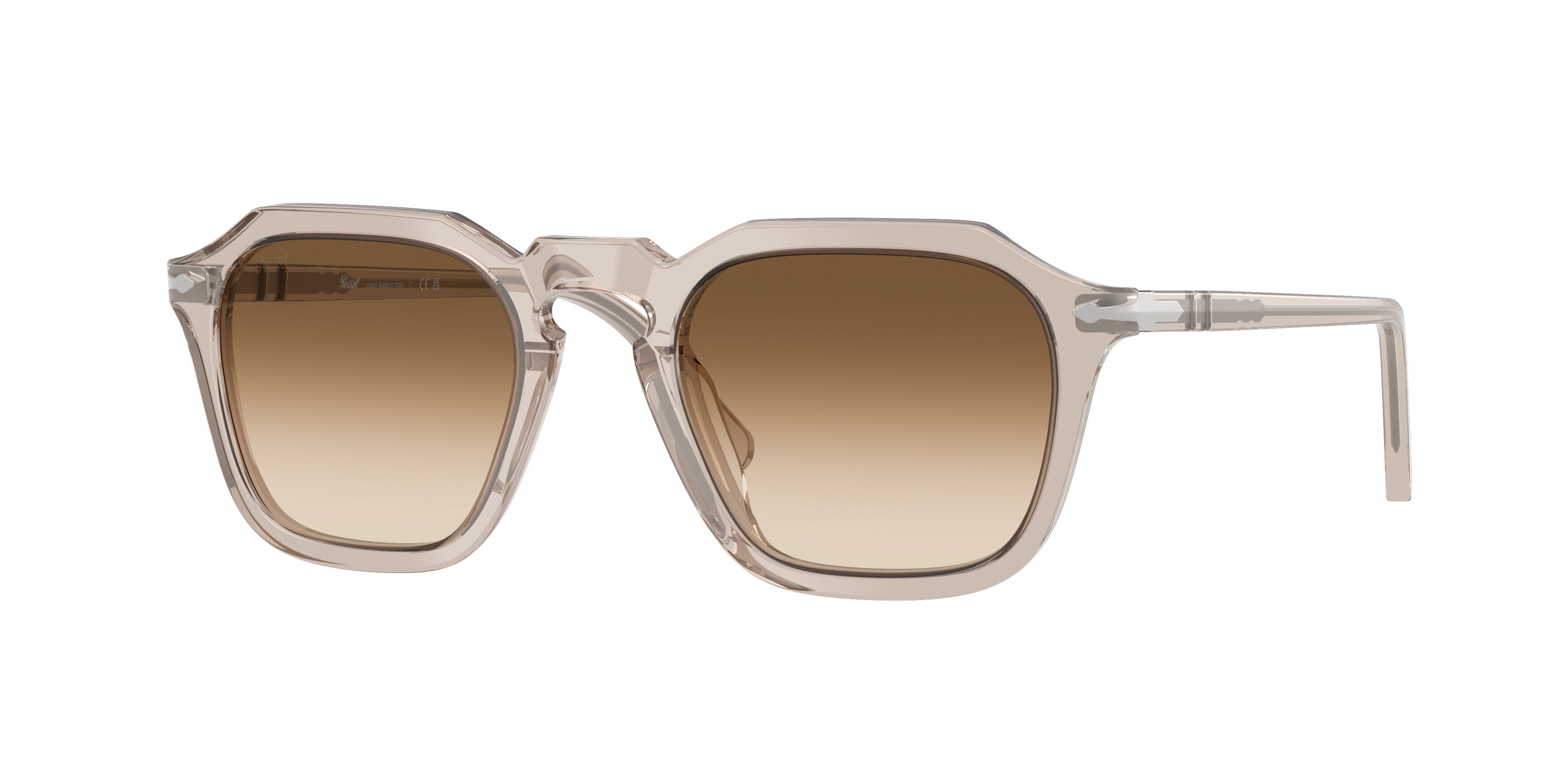 Persol Unisex Persol PO3292S 124051 Occhiali da sole Acetato Grigio Marrone Squadrata Normale Sfumato Persol Unisex Persol PO3292S 124051 Occhiali da sole Acetato Grigio Marrone Squadrata Normale Sfumato