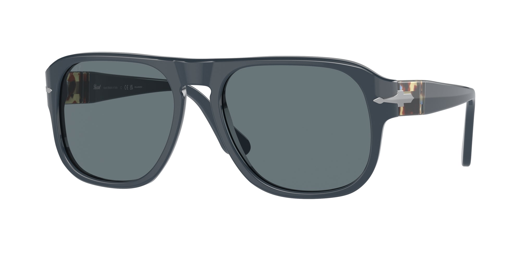 Persol Unisex Persol PO3310S JEAN 11893R Occhiali da sole Acetato Blu Blu Squadrata Polarizzata