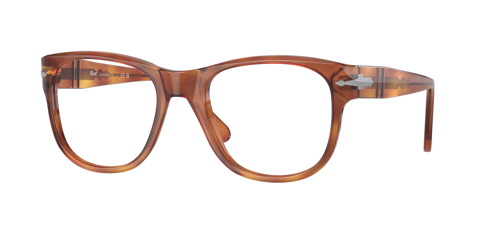 Persol Unisex Persol PO3312V 96 Montature da vista Acetato Marrone Trasparente Squadrata Normale Persol Unisex Persol PO3312V 96 Montature da vista Acetato Marrone Trasparente Squadrata Normale