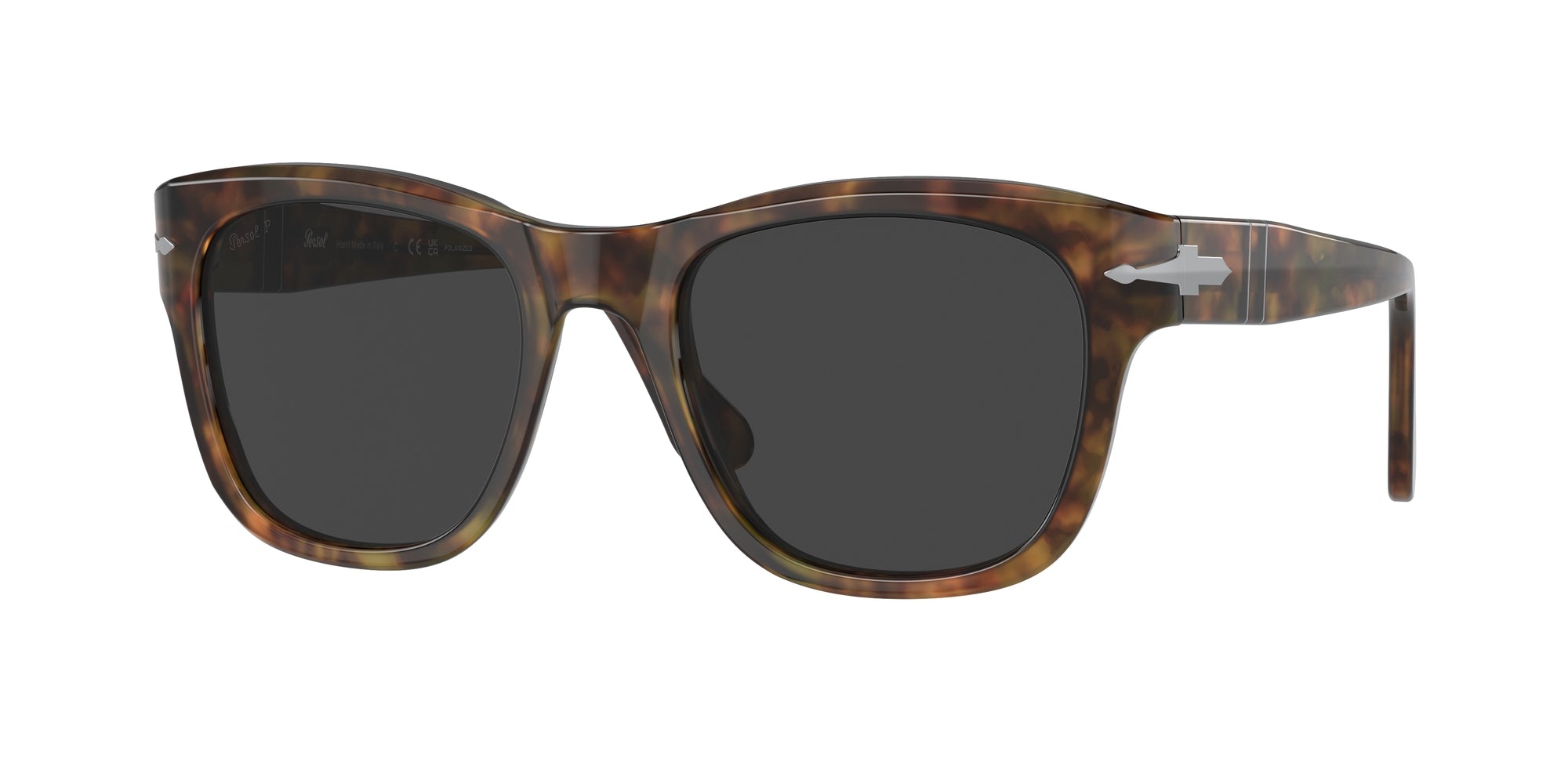 Persol Unisex Persol PO3313S 108/48 Occhiali da sole Acetato Tartaruga Grigio Squadrata Polarizzata Persol Unisex Persol PO3313S 108/48 Occhiali da sole Acetato Tartaruga Grigio Squadrata Polarizzata