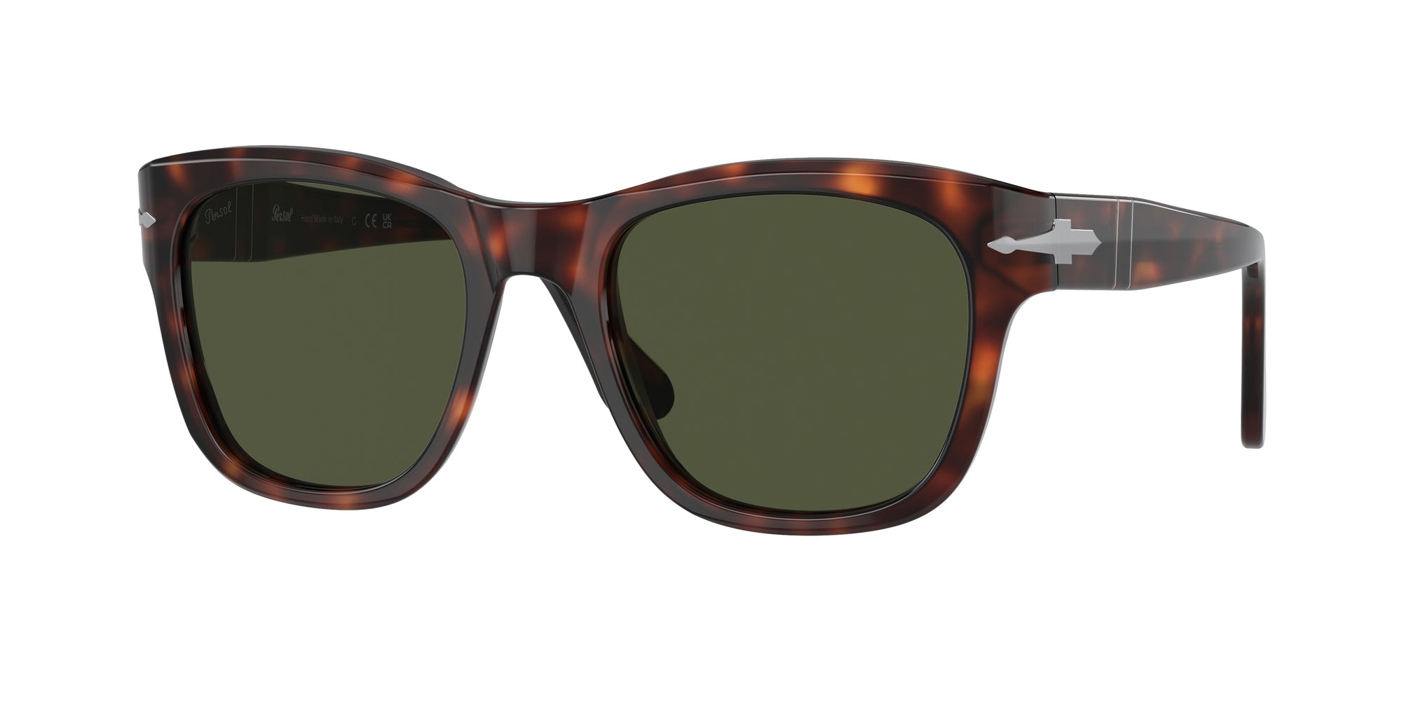 Persol Unisex Persol PO3313S 24/31 Occhiali da sole Acetato Tartaruga Verde Squadrata Normale Persol Unisex Persol PO3313S 24/31 Occhiali da sole Acetato Tartaruga Verde Squadrata Normale