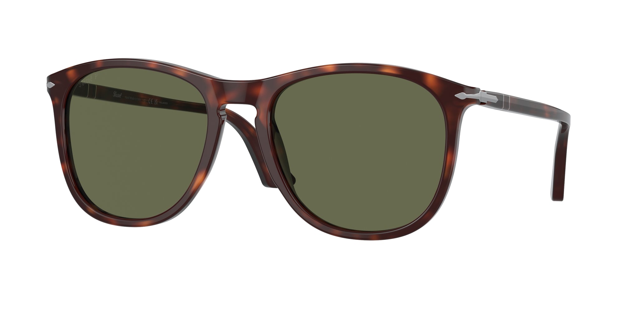 Persol Unisex Persol PO3314S 24/58 Occhiali da sole Acetato Tartaruga Verde Pillow Polarizzata Persol Unisex Persol PO3314S 24/58 Occhiali da sole Acetato Tartaruga Verde Pillow Polarizzata