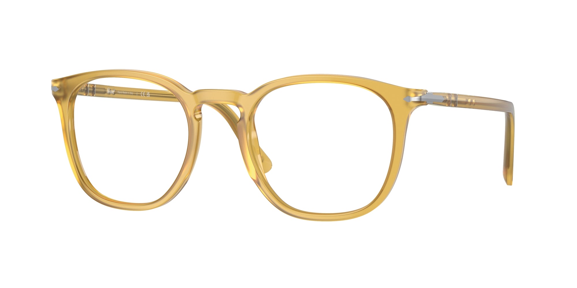 Persol Unisex Persol PO3318V 204 Montature da vista Acetato Giallo Trasparente Pantos Normale Persol Unisex Persol PO3318V 204 Montature da vista Acetato Giallo Trasparente Pantos Normale