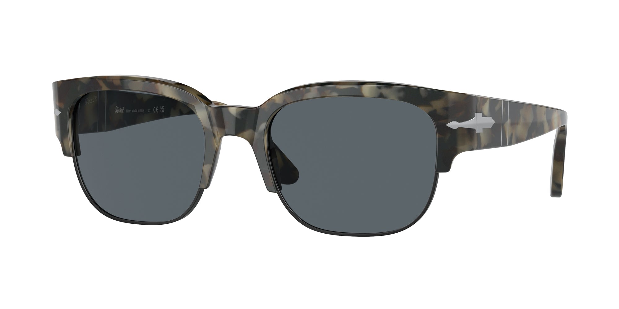 Persol Unisex Persol PO3319S TOM 1071R5 Occhiali da sole Acetato Tartaruga Blu Pillow Normale Persol Unisex Persol PO3319S TOM 1071R5 Occhiali da sole Acetato Tartaruga Blu Pillow Normale