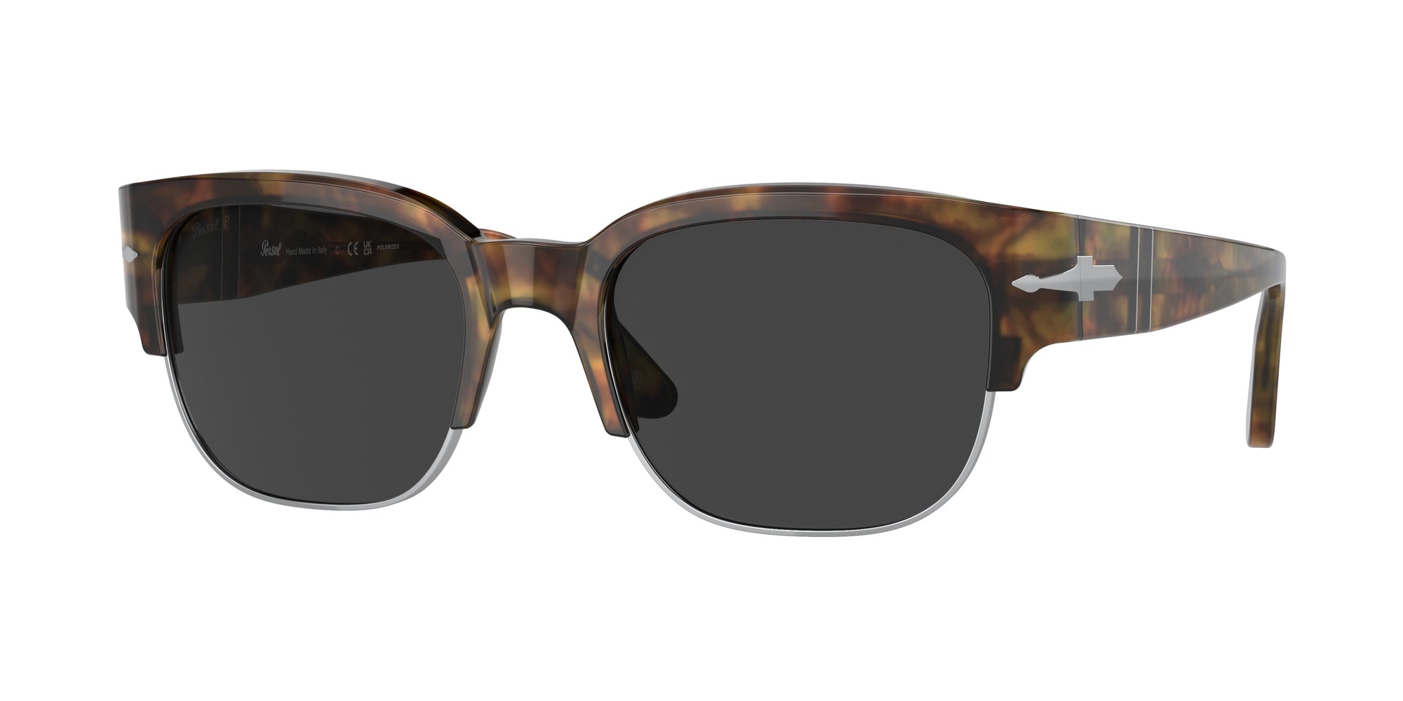 Persol Unisex Persol PO3319S TOM 108/48 Occhiali da sole Acetato Tartaruga Grigio Pillow Polarizzata Persol Unisex Persol PO3319S TOM 108/48 Occhiali da sole Acetato Tartaruga Grigio Pillow Polarizzata