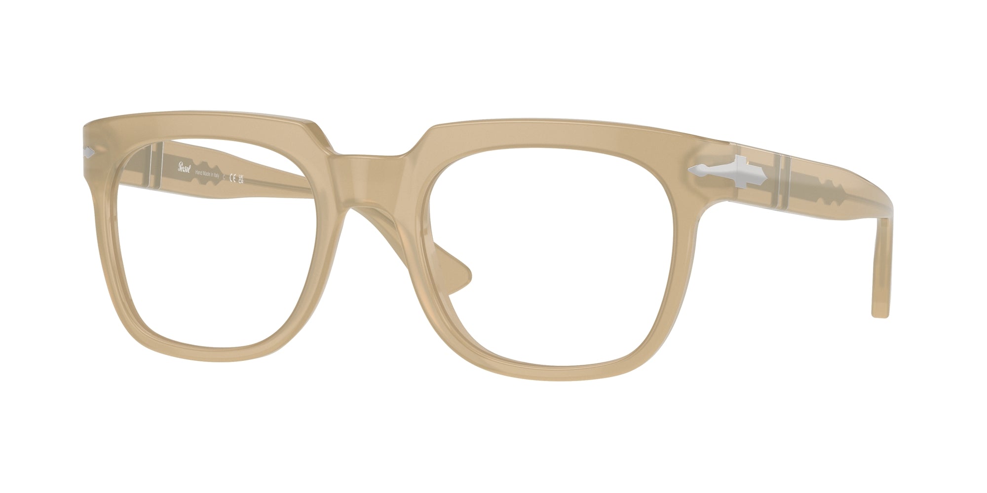 Persol Unisex Persol PO3325V 1169 Montature da vista Acetato Marrone Trasparente Pillow Normale
